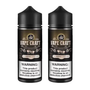 Vape Craft Blueberry Custard 2 Bottle Bundle-eJuice.Deals