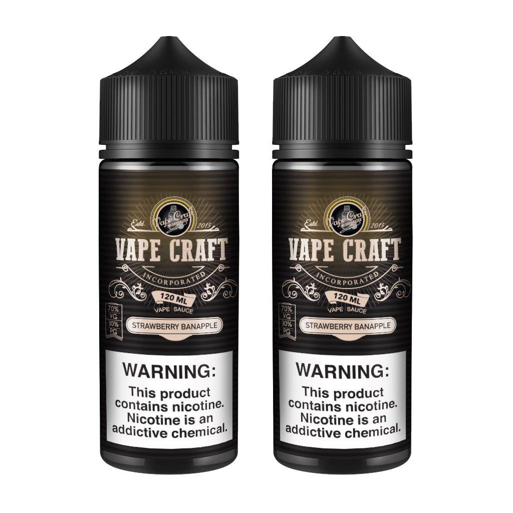 Vape Craft Straw Banapple 2 Bottle Bundle-eJuice.Deals