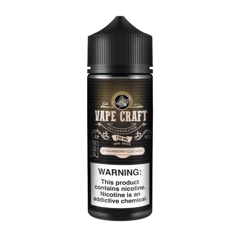 Vape Craft Strawberry Custard eJuice - eJuice.Deals