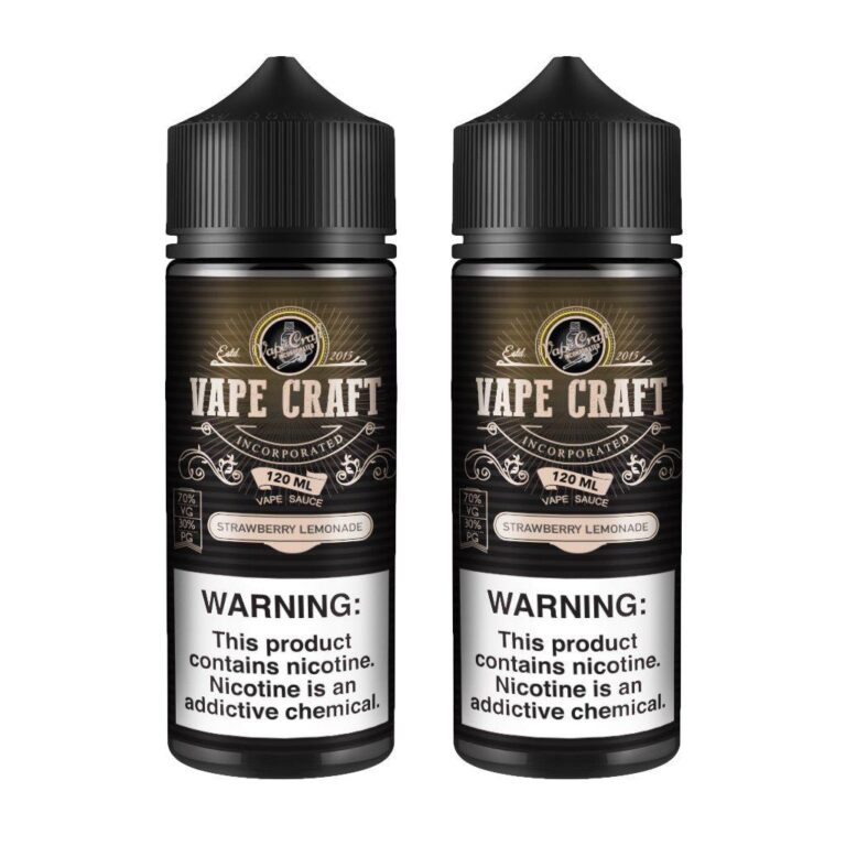 Vape Craft Strawberry Lemonade 2 Bottle Bundle-eJuice.Deals
