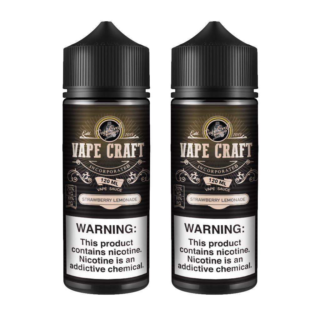 Vape Craft Strawberry Lemonade 2 Bottle Bundle-eJuice.Deals
