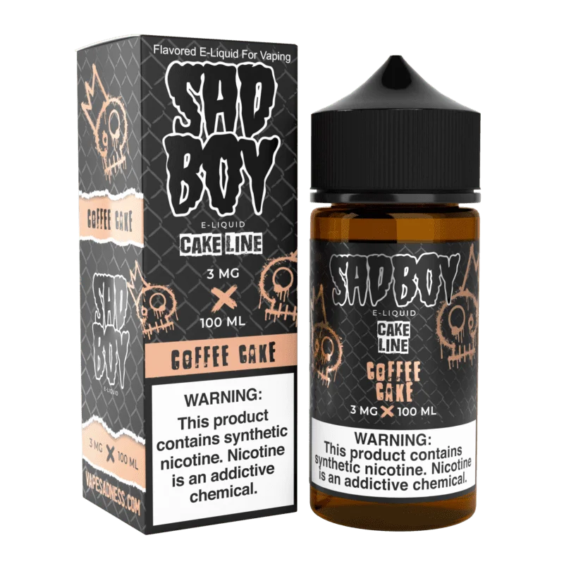 20260317_37836 Sadboy Cake Line Coffee Cake eJuice - Image 1