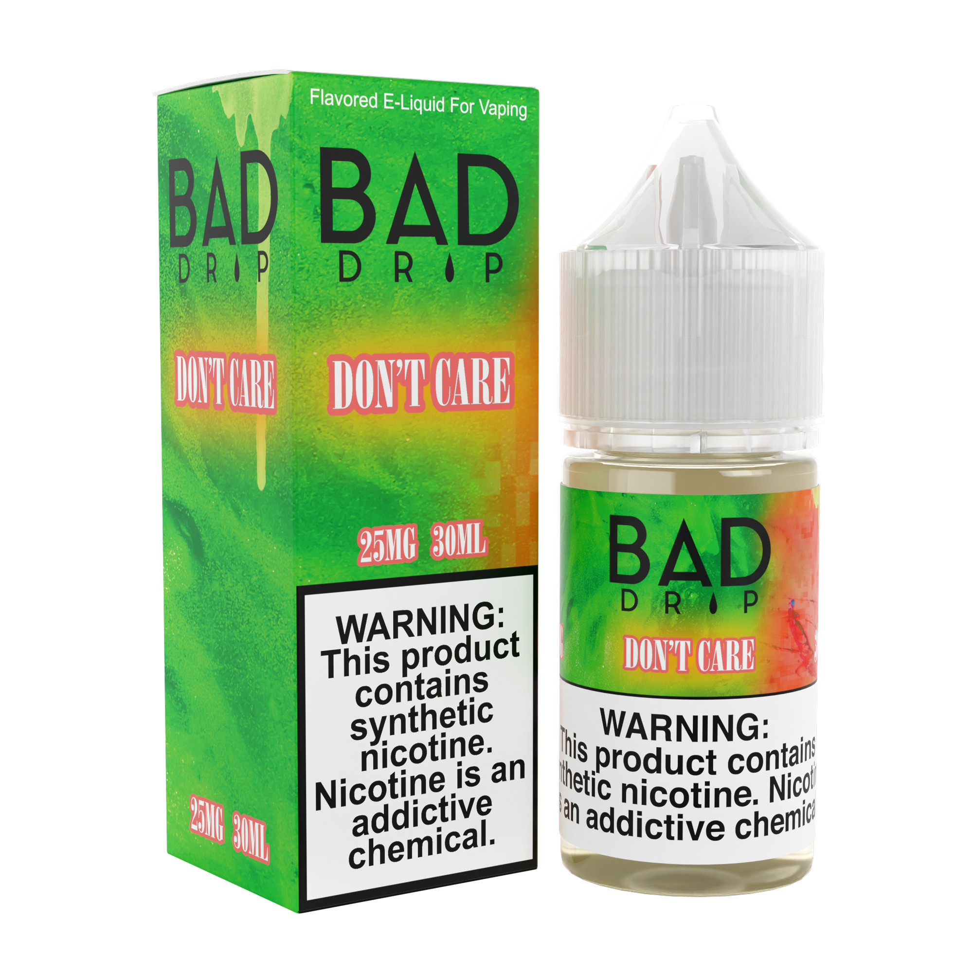 Bad Drip Synthetic Salt - Don_t Care - 25mg - 30mL Bad Salt Don't Care eJuice